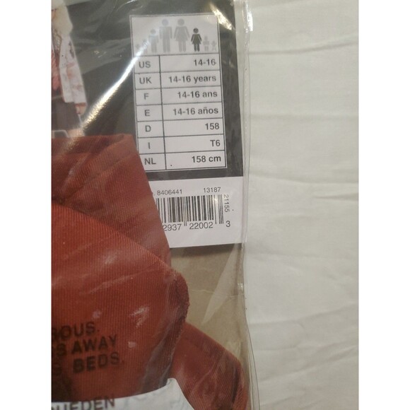 Disney Cruella Estella Girls Halloween Costume Accessory Kit Wig Size 14-16 NEW - Picture 6 of 8